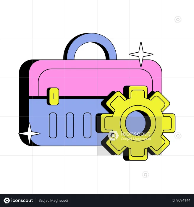 Configuración de la caja de herramientas  Ilustración