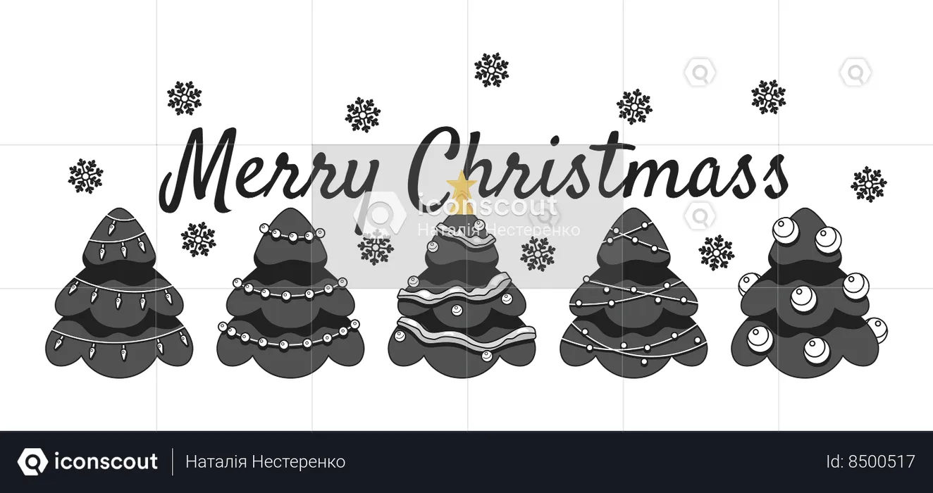 Congratulations Merry Christmas  Illustration