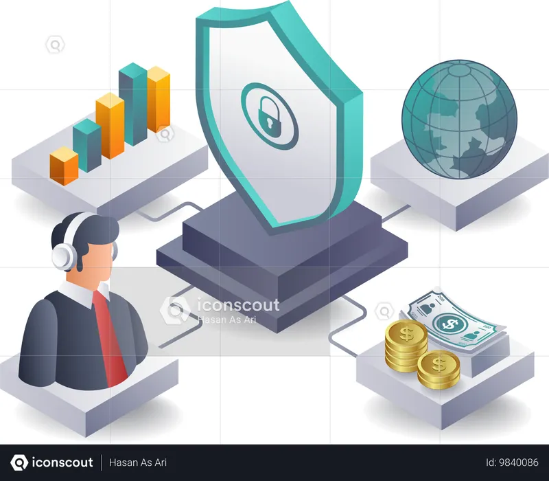 Considérations de sécurité dans le développement des investissements des entreprises  Illustration