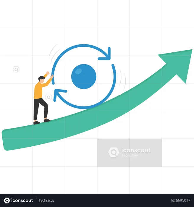 Consistência é a chave para o sucesso  Ilustração