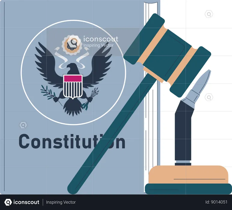 Constitution book  Illustration
