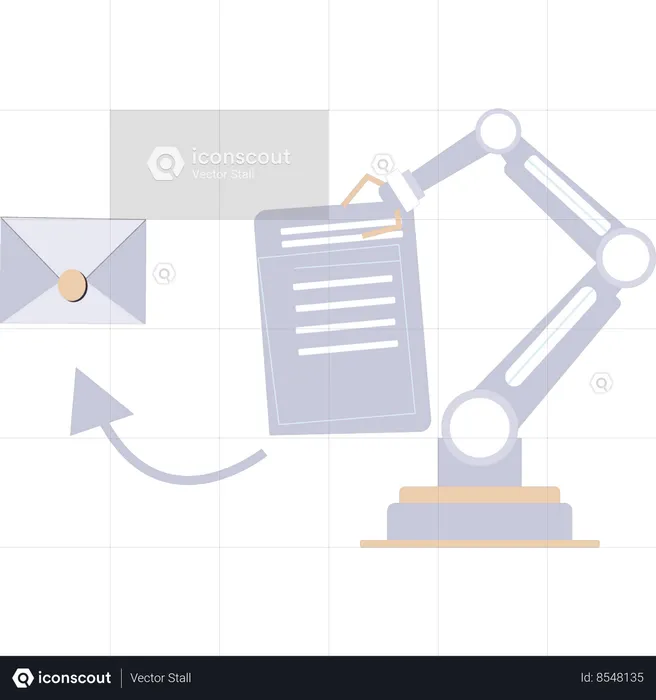 Construction file is converted into document  Illustration