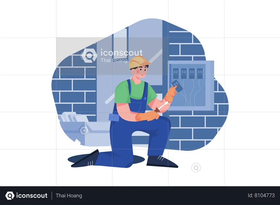 Construction Maintenance Engineer  Illustration
