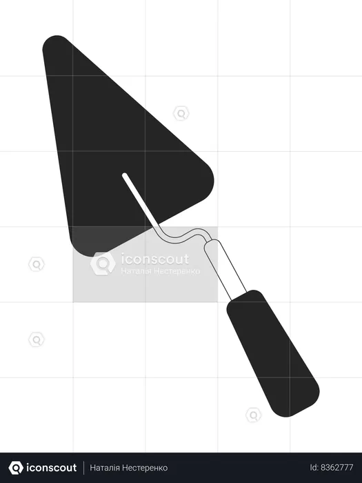 Construction tool trowel  Illustration