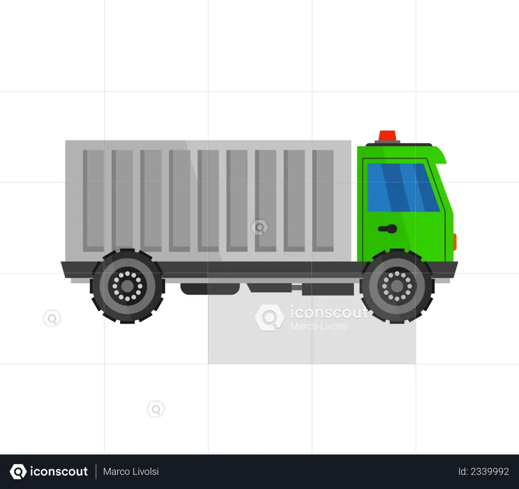 Construction Truck  Illustration