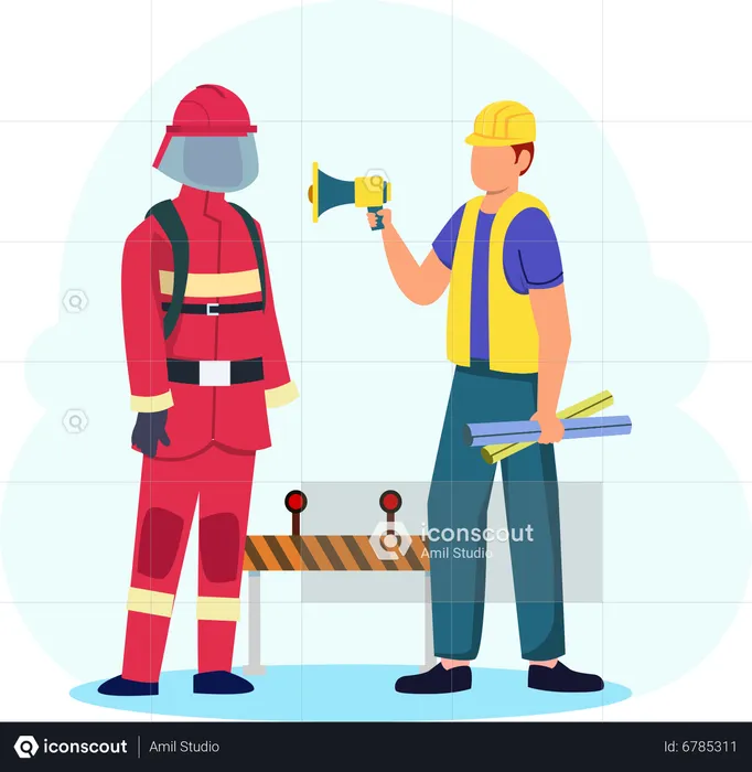 Construction worker  Illustration