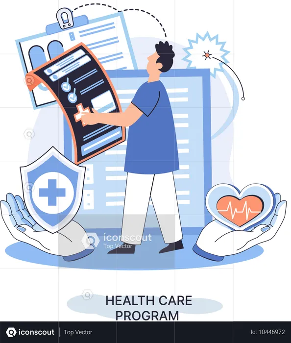 Consultoria médica on-line  Ilustração