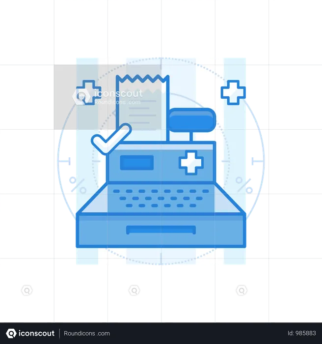 Conta médica  Ilustração