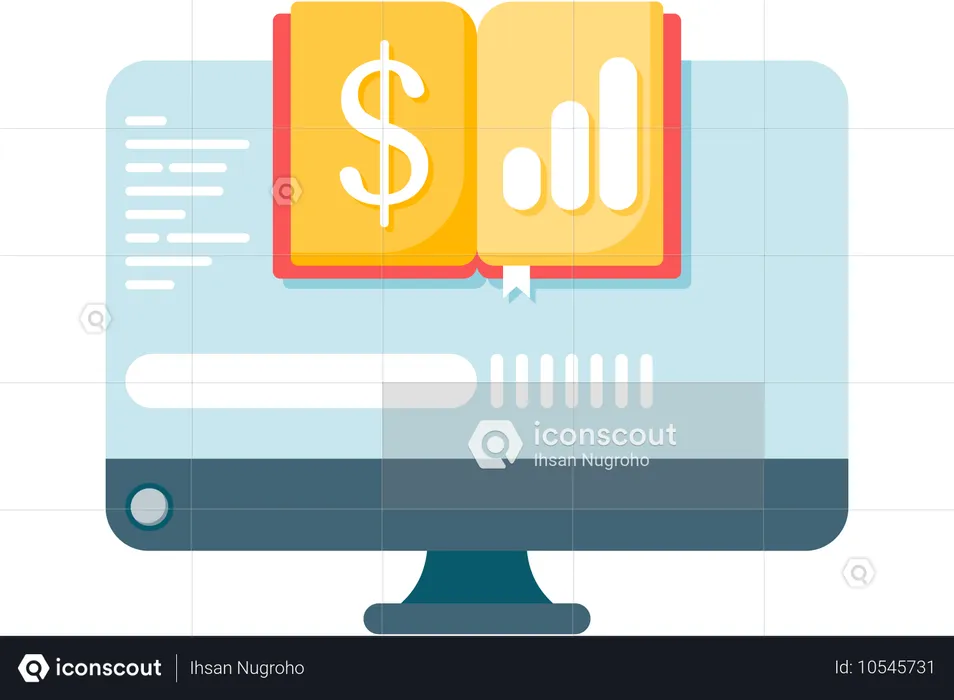 Contabilidad financiera digital  Ilustración