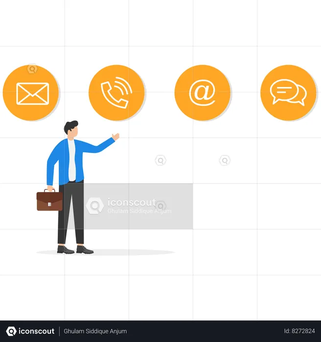 Contact Us  Illustration