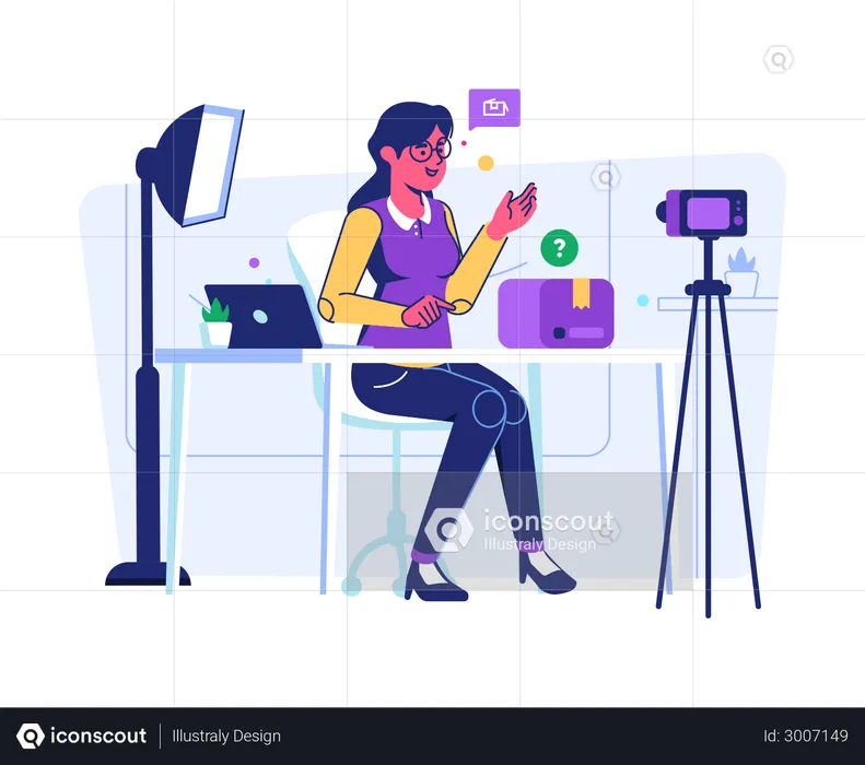 Content Creator  Illustration