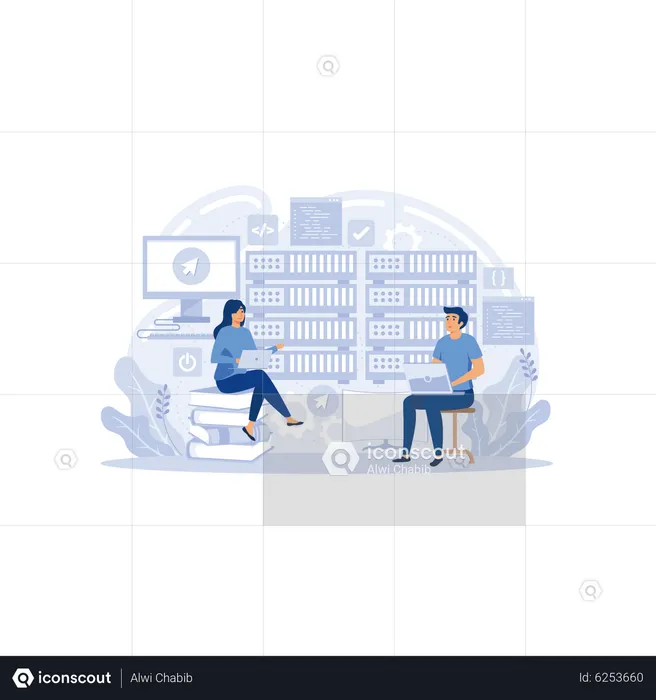 Content management system  Illustration