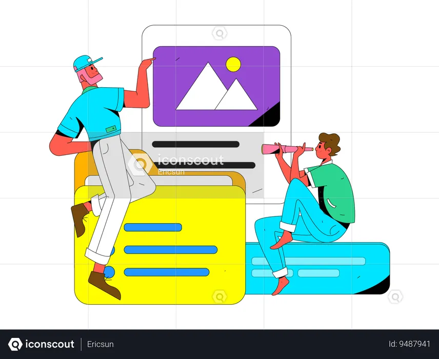 Content team  Illustration