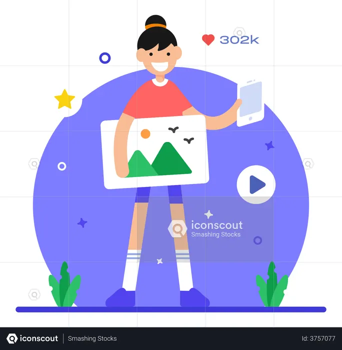Contenu viral  Illustration