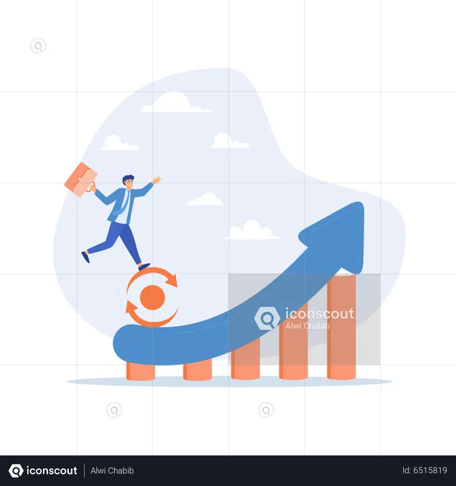 Best Continuous Improvement Illustration download in PNG & Vector format