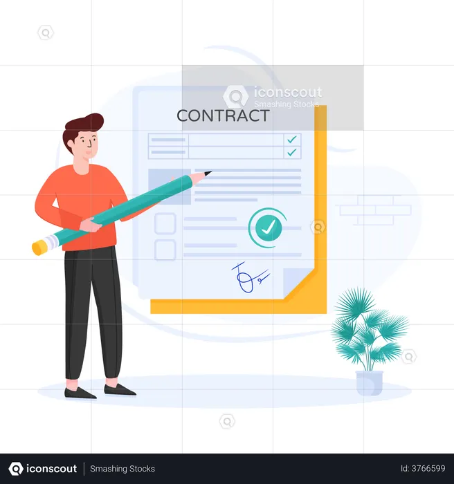 Contract  Illustration