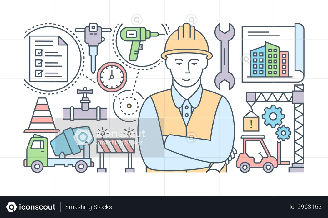 Contractor  Illustration