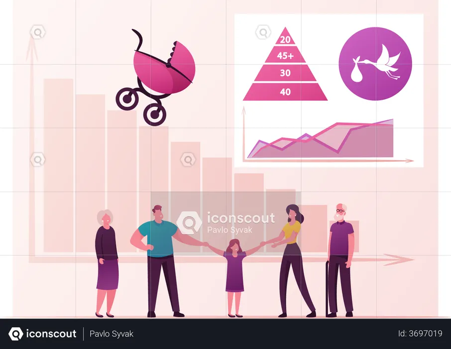 Control de fertilidad y población.  Ilustración