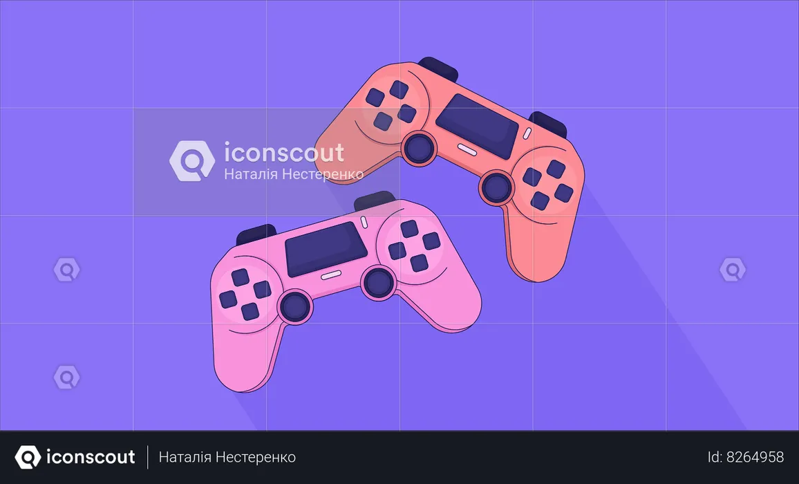 Controller joystick  Illustration