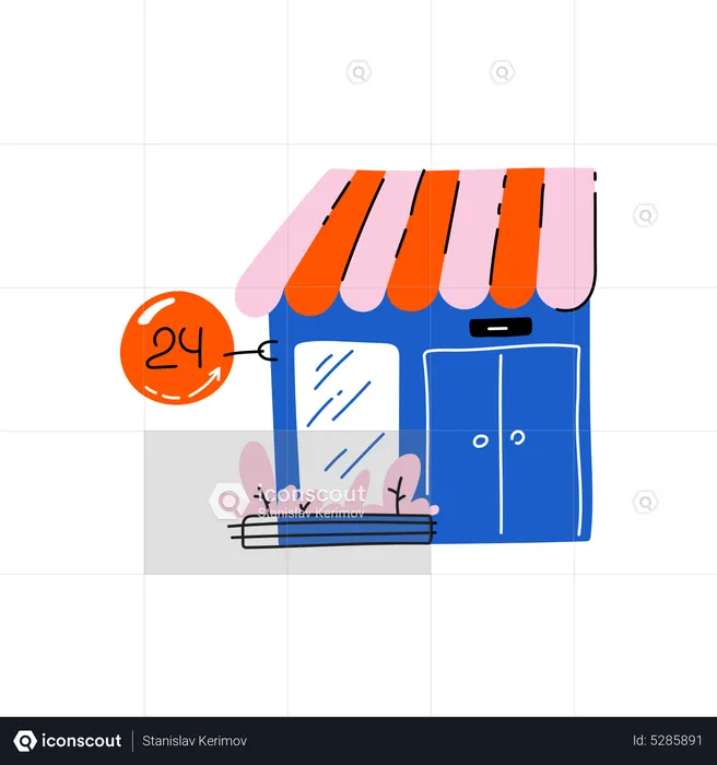 Convenience store  Illustration