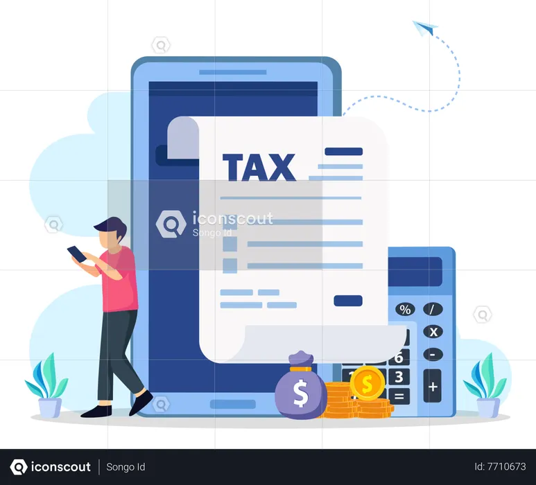 Conveniência no pagamento de impostos  Ilustração