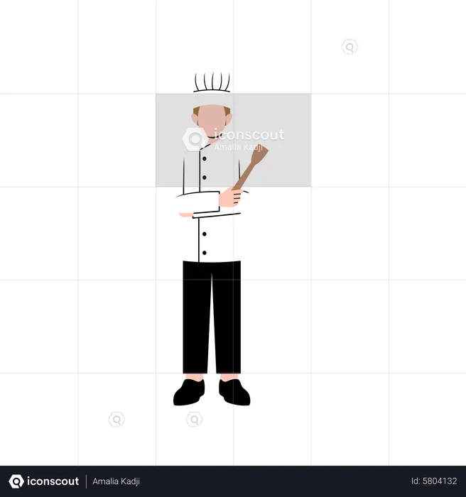 Cook male  Illustration
