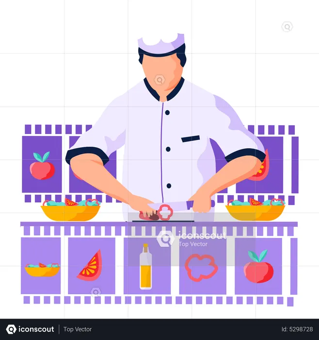 Cooking blog  Illustration