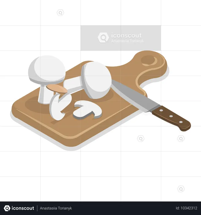 Cooking Food Process  Illustration