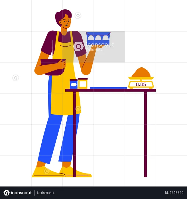 Cooking preparation  Illustration