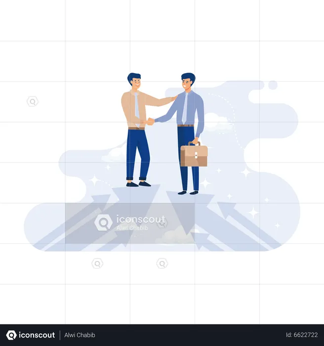 Cooperation partnership  Illustration