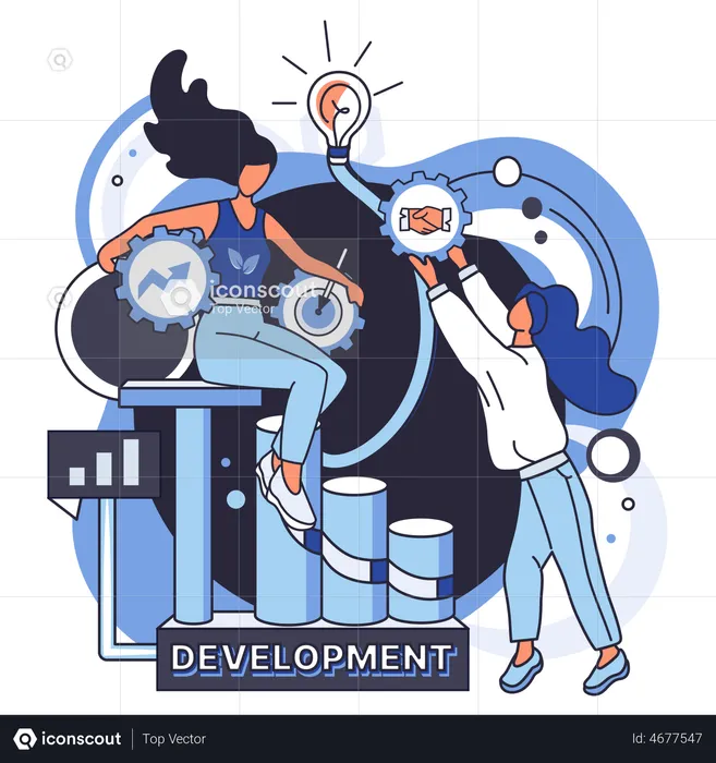 Cooperative development team  Illustration