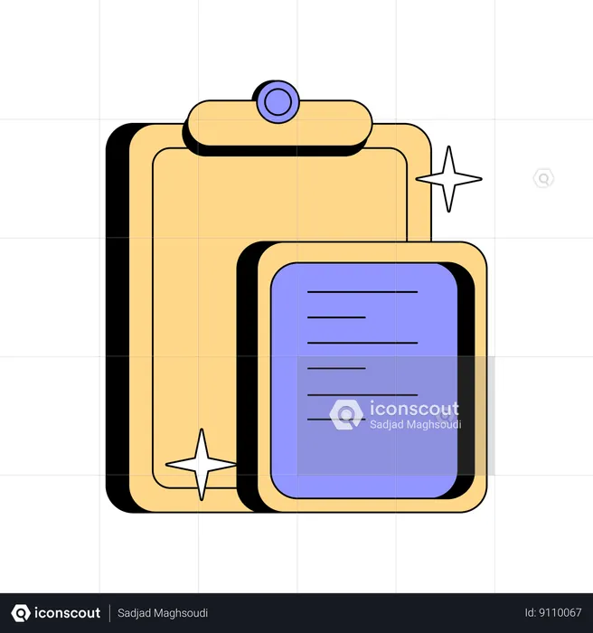 Copy Clipboard  Illustration