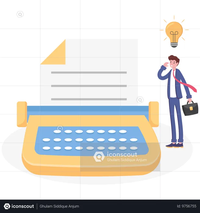 Copywriter  Illustration