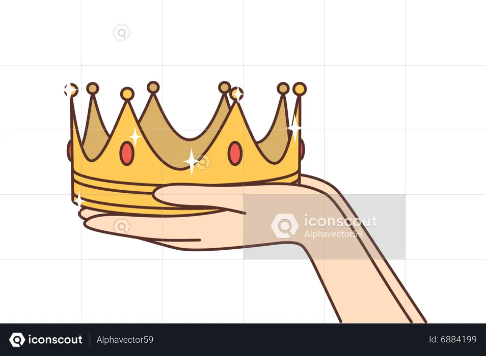 Coroa do rei  Ilustração