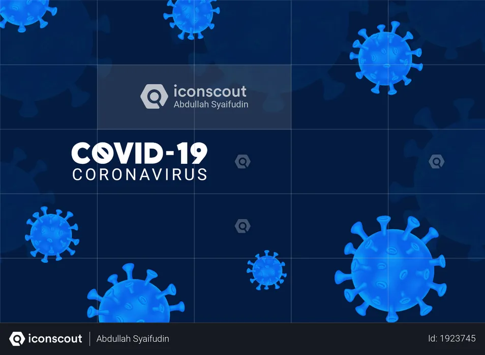 Contexte du coronavirus  Illustration