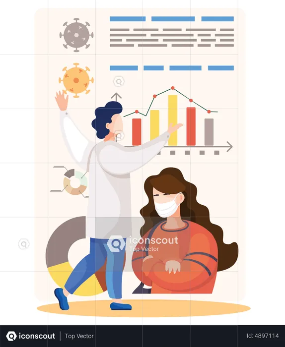 Coronavirus Statistics  Illustration