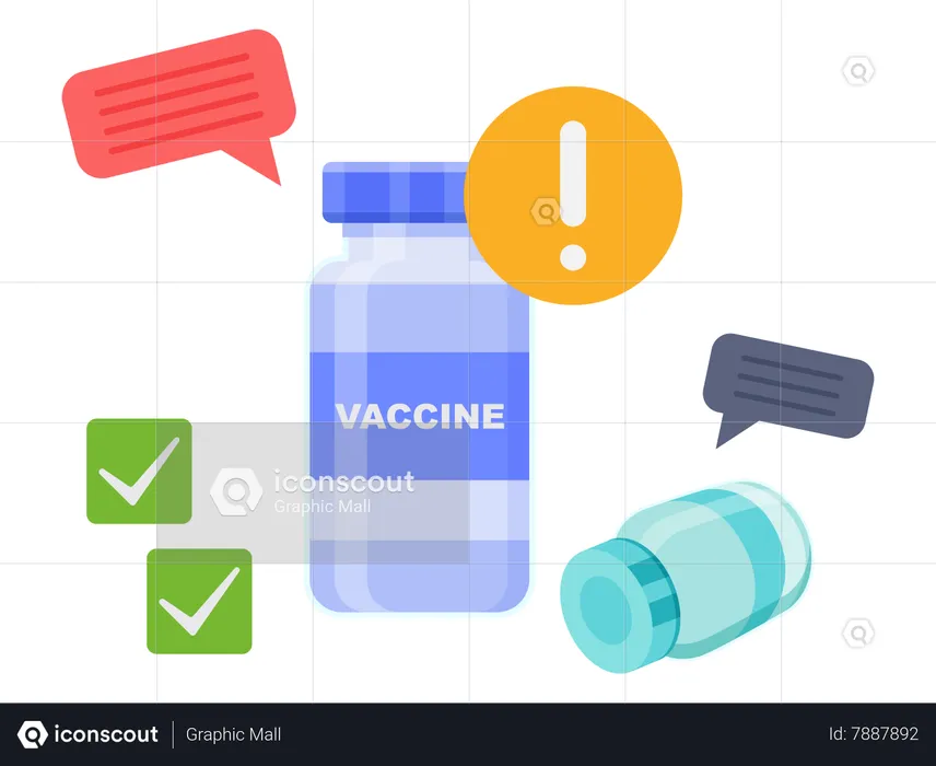 Coronavirus Vaccine  Illustration