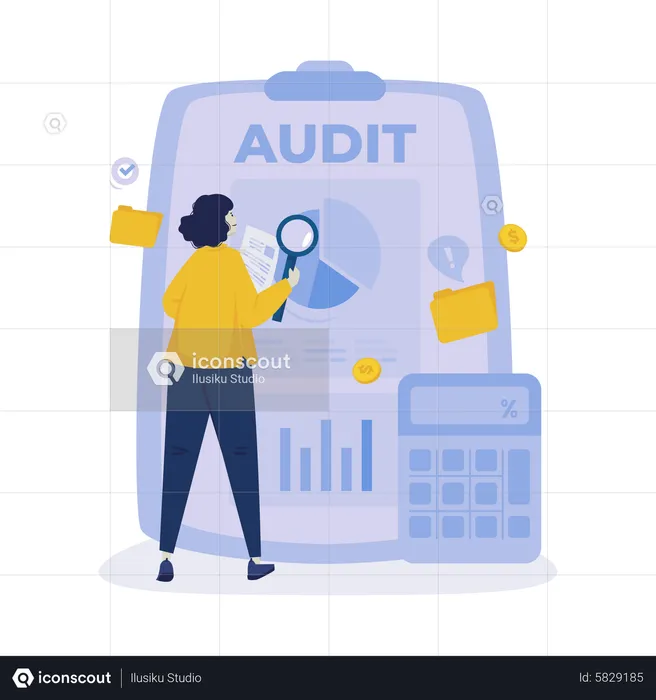 Corporate audit  Illustration