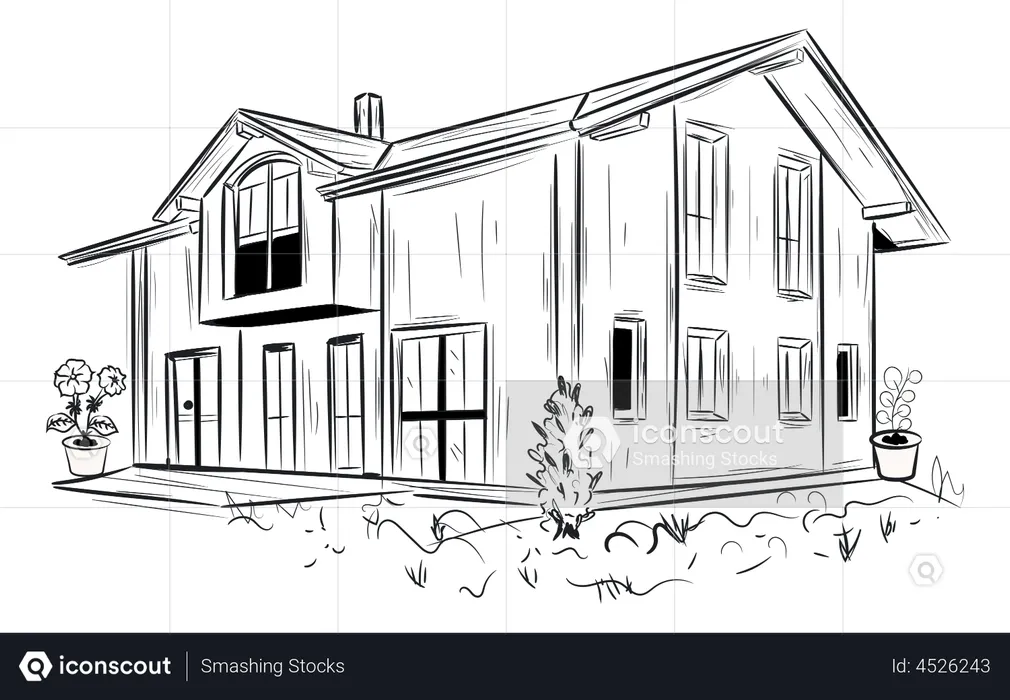 Country House  Illustration