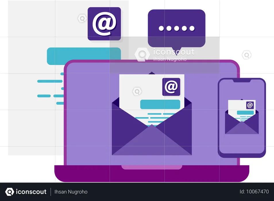 E-mail multi-appareils  Illustration