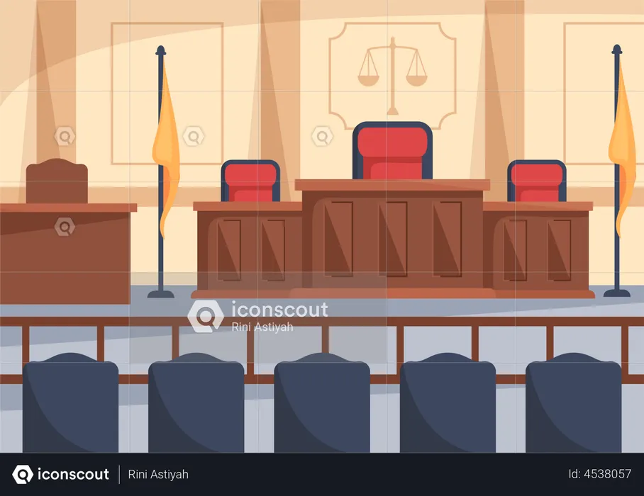 Courtroom  Illustration