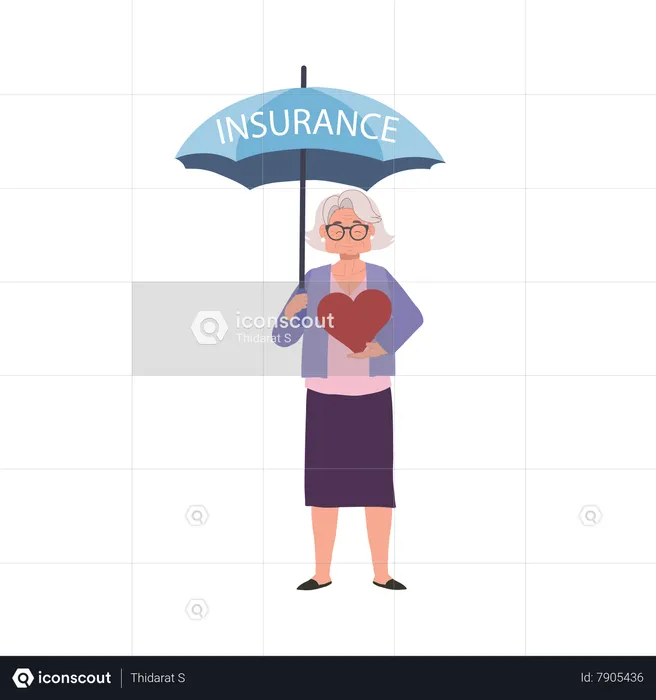 Couverture d'assurance  Illustration