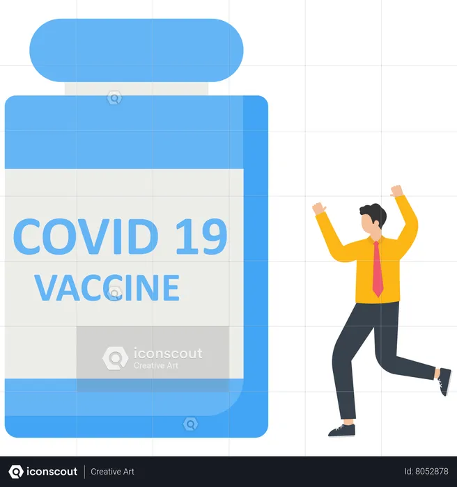 Covid 19 Vaccine  Illustration