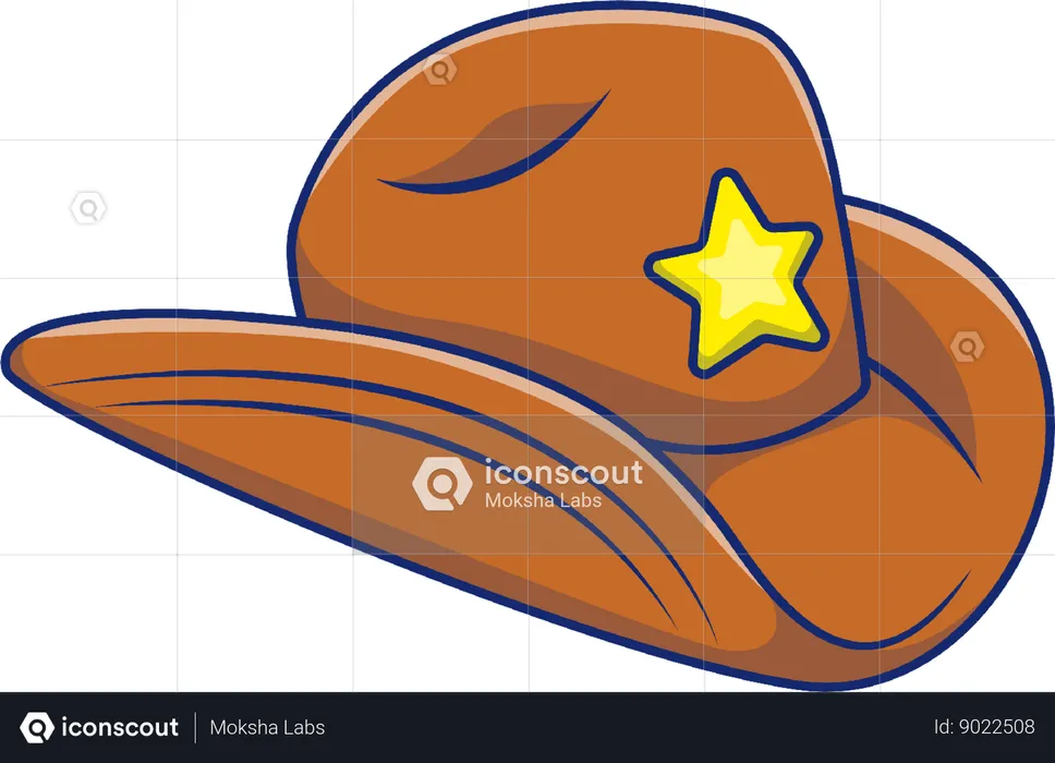 Cowboy Hat  Illustration