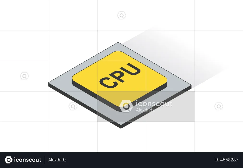 Cpu Chip  Illustration