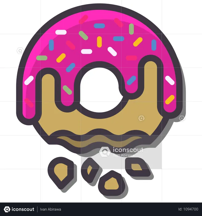 Cream Donut  Illustration