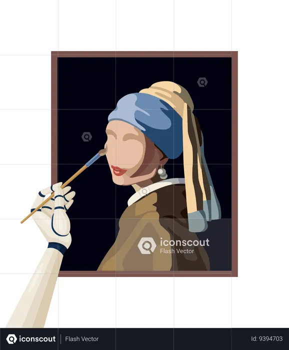 Create art projects with AI  Illustration