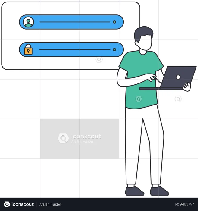 Create new password  Illustration
