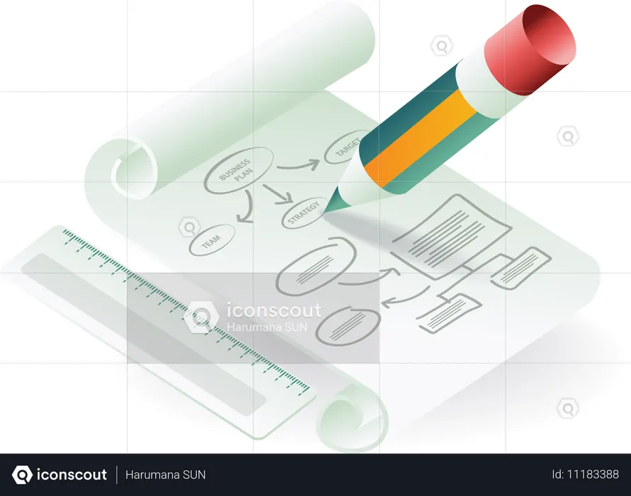 Création d'un plan d'affaires  Illustration