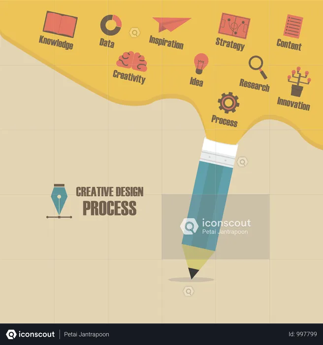 Creative Design Process  Illustration